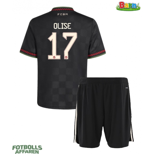 Bayern Munich Michael Olise #17 Tredjeställ Barn 2025-26 Kortärmad (+ Korta byxor)